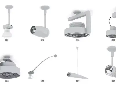 Collection Of lights 117 Models 3D model