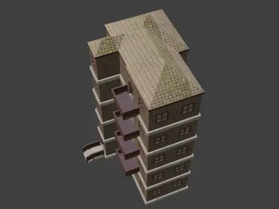 House Model 81 Low-poly 3D model