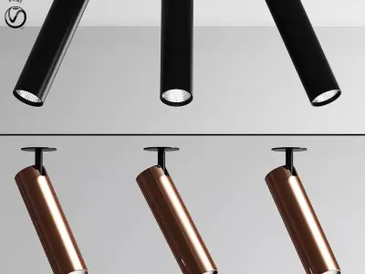 Delta Spot Lighting Bronze 3D model