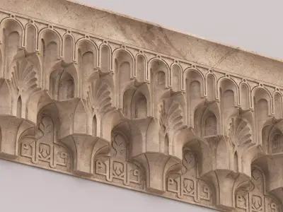 Muqarnas Architectural Set - Vol 1 - 2 models 3D model