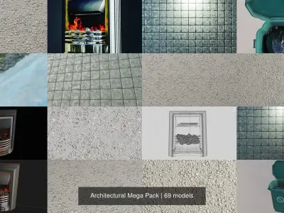 Architectural 3D Model Mega Pack Texture
