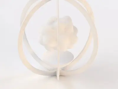 Magritte Illuminated Pendant 3D model