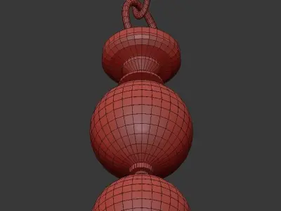 ENGLEHORN chandelier with four candle holders 3D model purchase