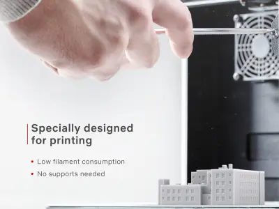 3D Print miniature building RB-US-NY-064 3D print model