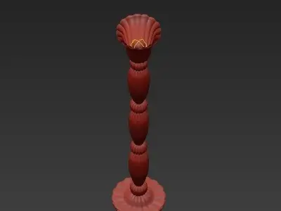 Murano Floor Lamps 3D model