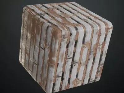 Distressed Painted Barn Wood Texture
