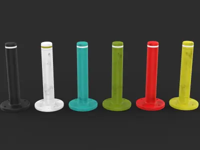 Road Block Pillar  3D model