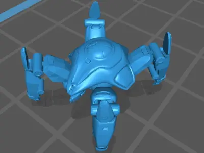 Starcraft Dragoon 3D print model
