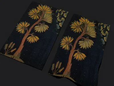 The Storm Apocalypse Tapestry  Low-poly 3D model