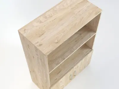 Wooden Cabinet 18 3D model