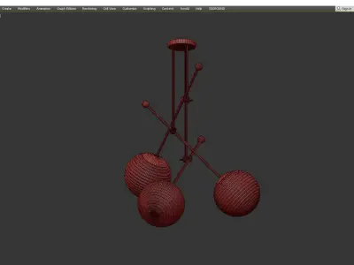 CEILING CAFE CHELSOM Low-poly 3D model