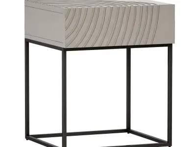 Circulus Nightstand Crate and Barrel 3D model