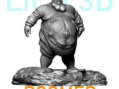 Fat Zombie - Boomer - Left 4 Dead- STL 3D print model