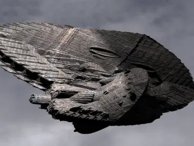 Aztec Ancient Ship Kit bash  3D model