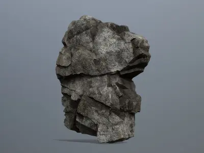 Rocks rock Low-poly 3D model buy