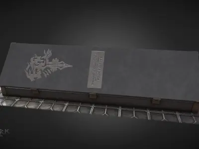 Gunblade Final Fantasy 3D model