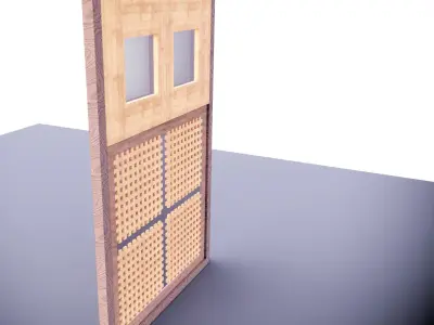 3D DOOR JAPANESE NEW CONCEPT 3D model