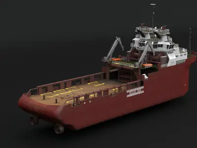  Offshore Wind Farm Ships Set 