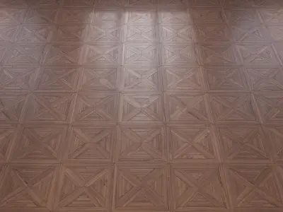 Parquet - Laminate - Wooden floor 2 in 1 Low-poly 3D model 145