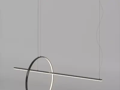 Pendant Light 001 Free 3D model