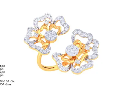 Women Ring MTL 3dm STL OBJ FBX Details 3D print model 32