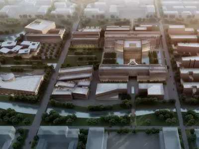 architectural city planning  3D model