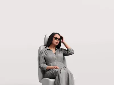 Humano 12- Collection 2211 - PEOPLE FOR CARS - 12 x 3D models  3D model