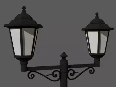 street light Low-poly 3D model shop