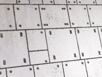 Silver Dirt Sci-Fi Wall PBR Seamless Texture