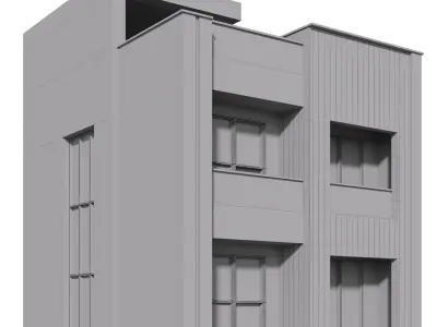 Villa Building 02  3D model