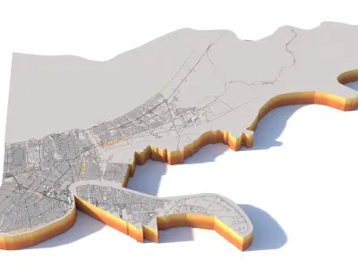 New Orleans Kenner Metairie Louisiana USA 3D model
