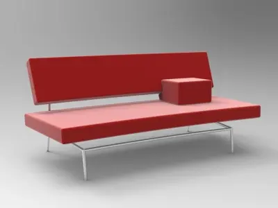 Gravity Sofa Free low-poly 3D model