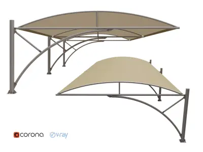 Parking Sunshade 3D model