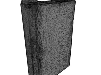 Atomic Crispies SciFi Cereal Box Low-poly 3D model