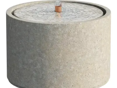 Salinas Fountain 3D model