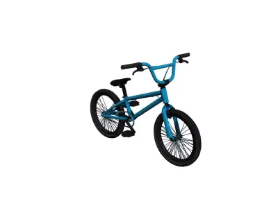 BMX Bicycle Low Poly Street Freestyle Bike Model Low-poly 3D model