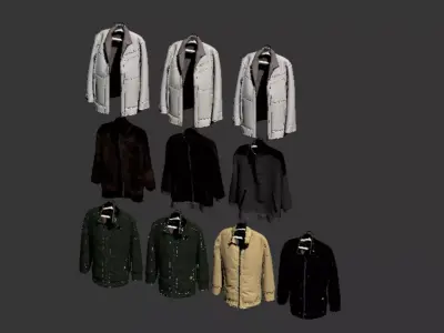 mens jacket 3D model