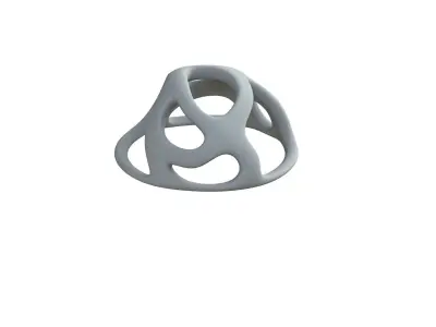 SciFi Cube Object No 44666 Low Poly Shape Low-poly 3D model