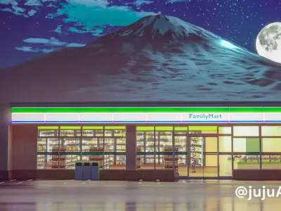 Family Mart Convenience Store 3D model