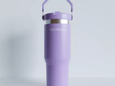  Insulated Bottle 3D Model 3D model