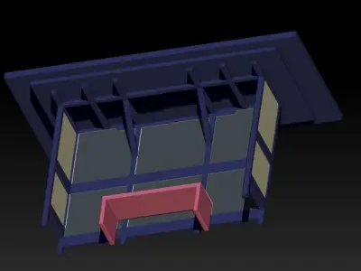 bus station 2 Free 3D model