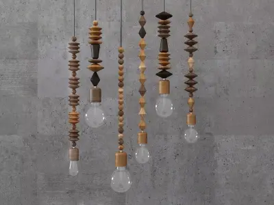 Bright Beads 3D model