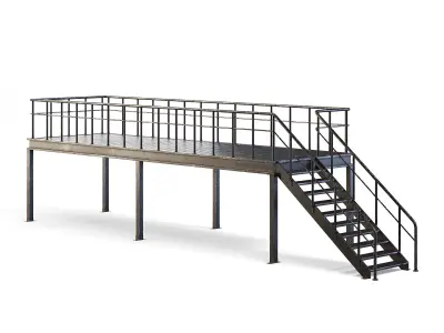 Factory Platform 3D model