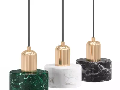 Marble Nordic Modern Pendant Light 3D model