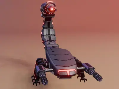 Scorpio War machine  3D model
