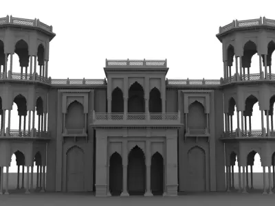Indian Palace 3D model