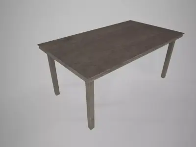 Table Low-poly 3D model