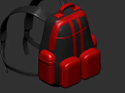 backpack sculpt 3d printable  3D model