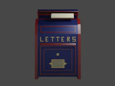 Urban street city pack Free low-poly 3D model