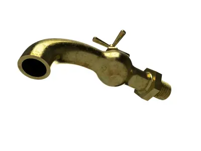 Faucet brass 3D model